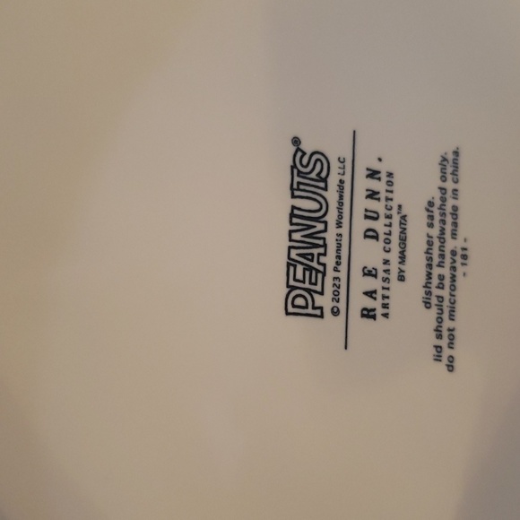 Rae Dunn Peanuts COFFEE Snoopy Canister Jar NWT - Picture 6 of 6